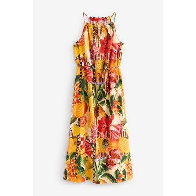 Robe d'été longue à bretelles kew collection NEXT