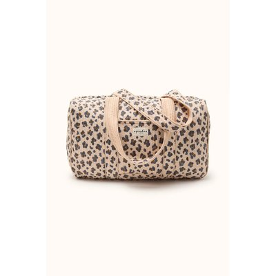 Borsa con zip e stampa leopardata, BUDDHA APACHES COLLECTIONS