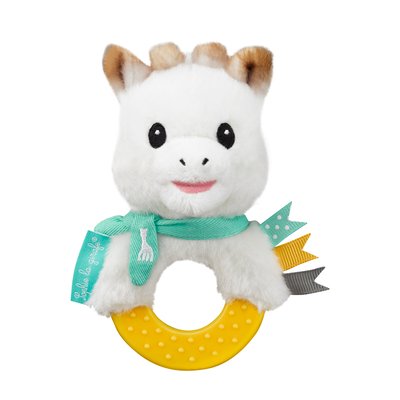 Hochet peluche à mordiller VULLI