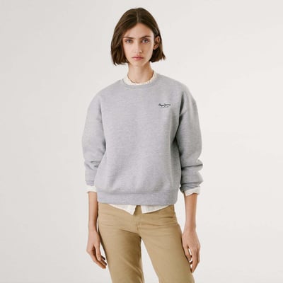 Sweat-Shirt À Col Rond Avec Logo PEPE JEANS