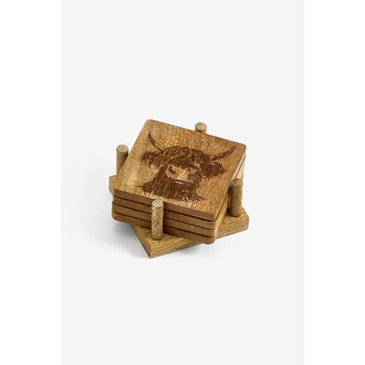 Sous-Verres hamish avec support, lot de 4 NEXT
