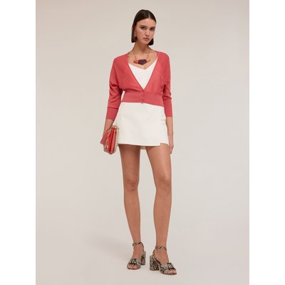 Cardigan en maille fine fil textile viscose mélangée MOTIVI