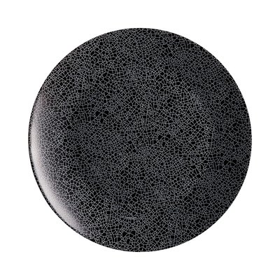 Assiette plate noire 25 cm LUMINARC