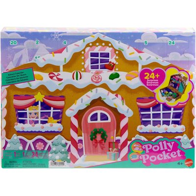 Polly Pocket-Calendrier De L'Avent Maison En Pain D'Épices MATTEL