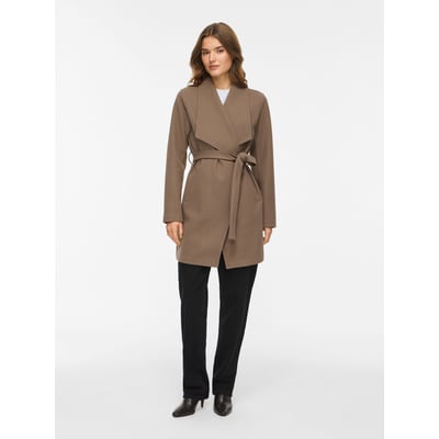 Manteau col italien à nouer VILA