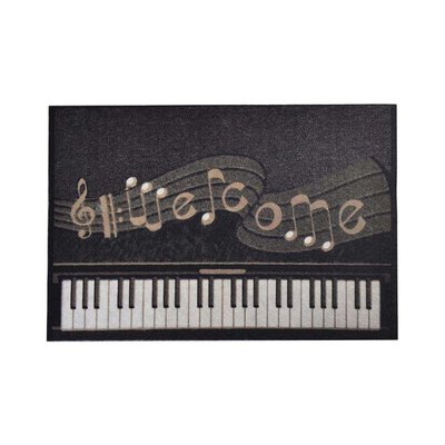Paillasson en PVC 40 x 60 cm Door Piano HANAH HOME