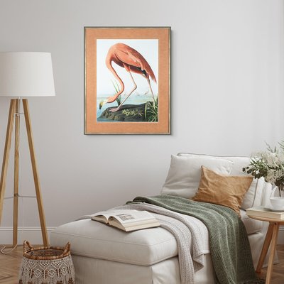 81x101cm Classic Flamingo Framed Print SO'HOME