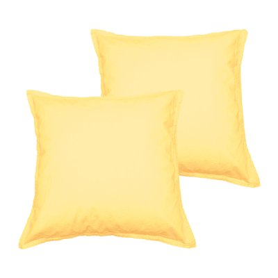 Lot de 2 taies d'oreiller en coton STUDIO SENSEI MAISON