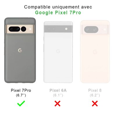 Coque Pixel 7 Pro antichoc + 2 vitres EVETANE