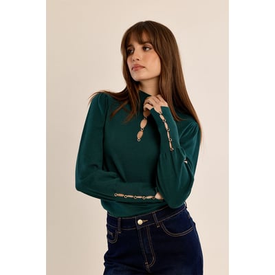 Pull décolleté fantaisie MOLLY BRACKEN