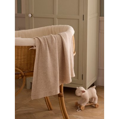 Plaid pointelle Lambswool CYRILLUS