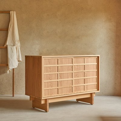 Meuble de rangement en chêne 115 cm MIU TIKAMOON