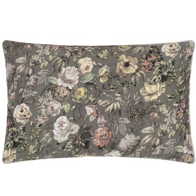 Taie d'oreiller imprimée en satin de coton, MANSUR DESIGNERS GUILD