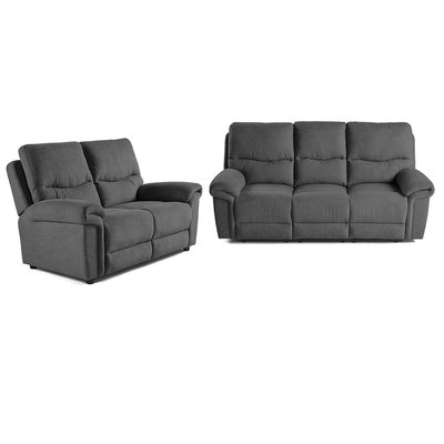 Jasmin - Canapé relax électrique 2 et 3 places - en tissu LISA DESIGN