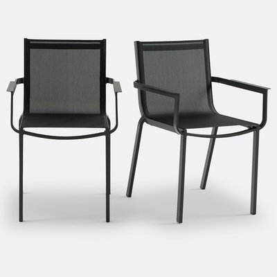 2er-Set Gartenstühle Zory, Aluminium LA REDOUTE INTERIEURS