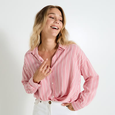Chemise rayée fluide GRAIN DE MALICE