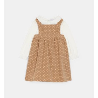 Ensemble T-shirt À Manches Longues Et Robe Maloma Coton Velours CADET ROUSSELLE
