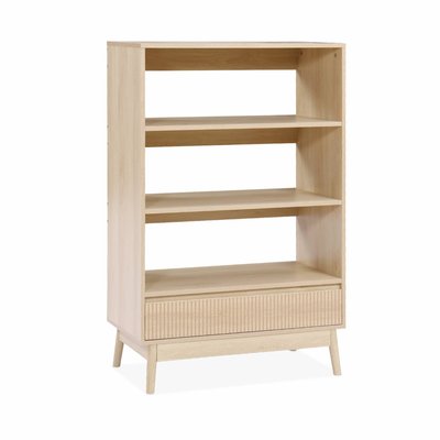 Etagère bibliothèque décor bois 3 niveaux LINEAR SWEEEK