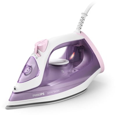 Fer à repasser DST3010/30 fer à vapeur Série 3000 mauve et blanc, 2000W PHILIPS