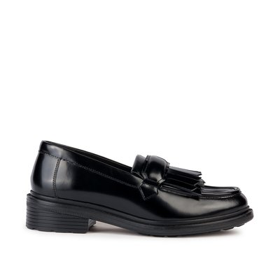 Ademende loafers in leer Walk Pleasure GEOX