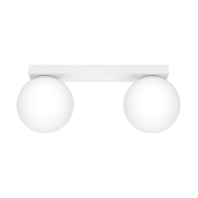 Plafonnier Acier Blanc G9 2 Yoli EDEN