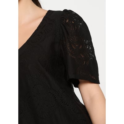 Robe courte en broderie anglaise LOLALIZA