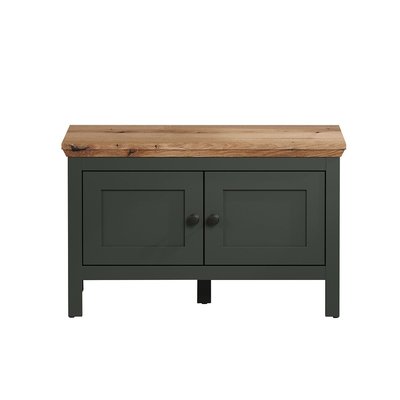 Banc avec rangement 2 portes et 2 compartiments à l'intérieur L77 cm - Stanton CALICOSY