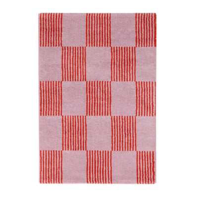 Tapis intérieur rectangulaire damier FERGEW SWEEEK