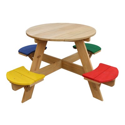 Ufo table picnic round arc-en-ciel AXI