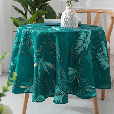 Nappe ronde exotique anti-taches HOME MAISON