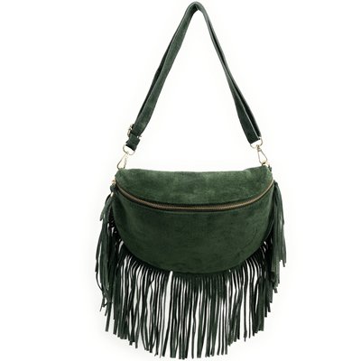 Sac banane en cuir nubuck italien LOU RODEO OH MY BAG