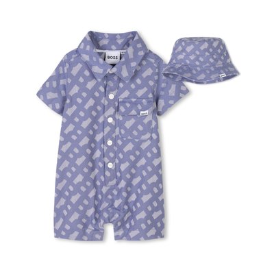 Combinaison courte et chapeau de pêcheur BOSS KIDSWEAR