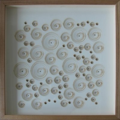 Tableau encadré en lin, atmosphère vintage ARTE ESPINA