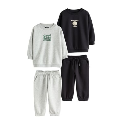 Haut ras du cou et pantalon de jogging, 4 pcs NEXT