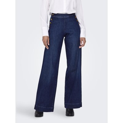 Jean large, taille haute ONLY