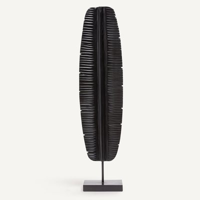 Bibelot sur socle, en teck brûlé, Tawi AM.PM