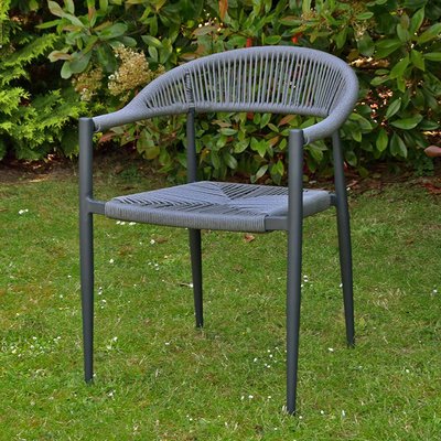 Fauteuil alu et corde tressée Casamance GECKO JARDIN