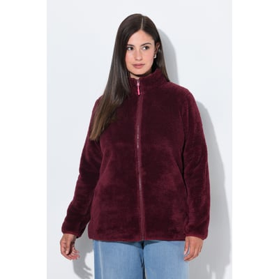 Veste en polaire bouclée, col montant ULLA POPKEN
