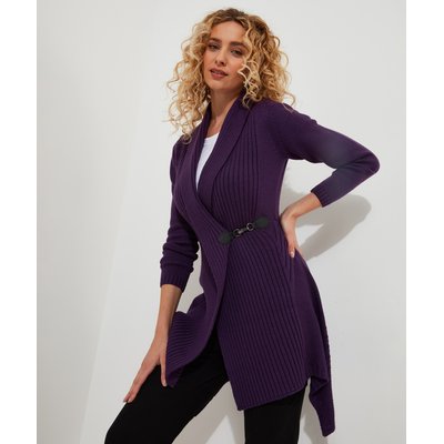 Cardigan asymétrique à col châle à boucle JOE BROWNS