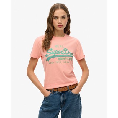 T-shirt slim à strass Vintage Logo SUPERDRY