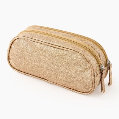 Trousse double compartiments paillettes MONOPRIX