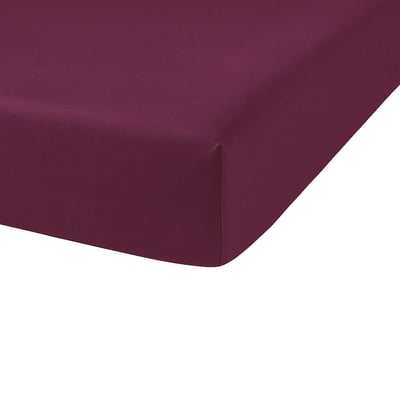 Drap housse coton 25 cm uni, MENO C DESIGN HOME TEXTILE