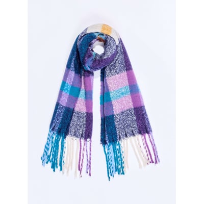 Écharpe rectangulaire à carreaux TIVA LA FIANCÉE