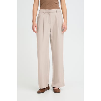Pantalon large à pinces, taille elastiquée ICHI