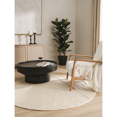 Tapis rond de laine tissé main ROCCO BENUTA 