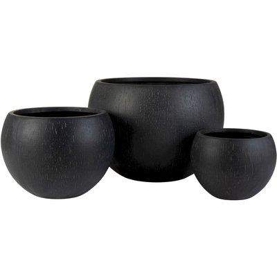 Cache-pots en résine finition texturée RECOLLECTION