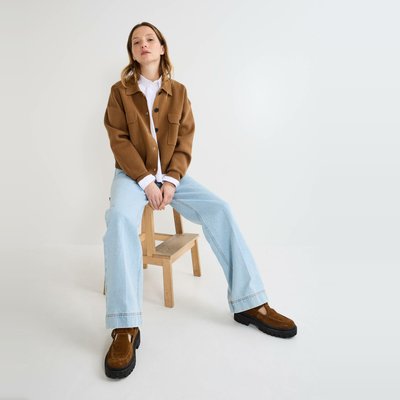 Veste en maille unie en coton BIO GOTS MONOPRIX