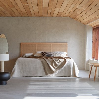 Tête de lit en rotin cannée 200 cm ADÈLE TIKAMOON