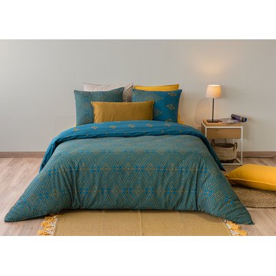 Parure housse de couette imprimée avec taie(s) coton, Shadow ATELIER DU COTON