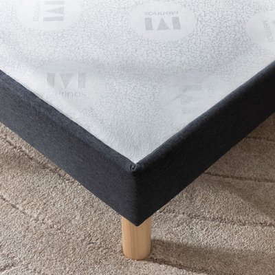 Matelas latex naturel, sommier, pieds COZYGREEN 2 MERINOS